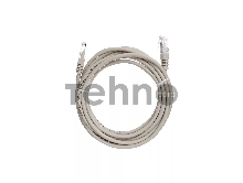 Коммутационный шнур Патчкорд литой Aopen/Qust ANP511_3M UTP кат.5е 3м серый