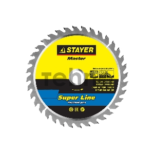 Диск пильный по дереву, точный рез STAYER EXPERT 160 x 30/20мм 48T