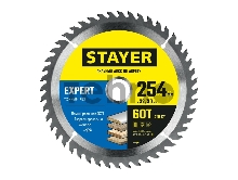Диск пильный по дереву, точный рез STAYER EXPERT 254 x 32/30мм 60Т