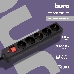 Сетевой фильтр Buro 500SH-1.8-UPS-B 1.8м (5 розеток) черный (коробка), фото 1
