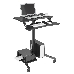 Стол для ноутбука Cactus VM-FDS108 столешница МДФ черный 71x39.2x110см (CS-FDS108BBK), фото 7