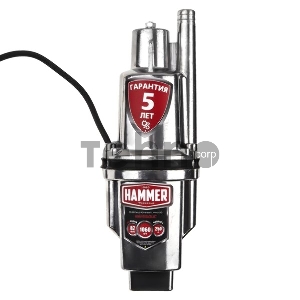 Насос вибрационный Hammer NAP250UC(25) 250Вт 1060л/ч высота 82м кабель 25м верхний забор воды