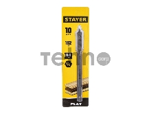 Сверло по дереву перовое STAYER FLAT 10 x 152мм