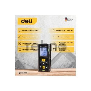 Лазерный дальномер Deli DL4170 (Диапазон измерения 0,05~80м, точность измерения: ±3мм)