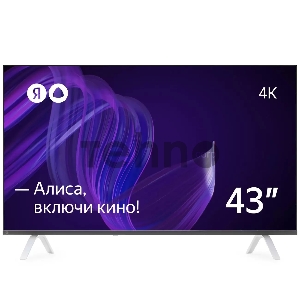 Телевизор LCD 43 4K YNDX-00071 YANDEX 4K Ultra HD, черный, СМАРТ ТВ, Яндекс.ТВ