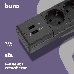 Сетевой фильтр Buro BU-SP1.8_USB_2A-B 1.8м (6 розеток) черный (коробка), фото 3