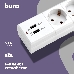 Сетевой фильтр Buro BU-SP3_USB_2A-W 3м (6 розеток) белый (коробка), фото 3