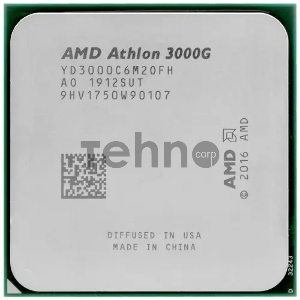Процессор AMD Athlon 3000G AM4 OEM, YD3000C6M2OFH Процессор AMD Athlon 3000G AM4 OEM, YD3000C6M2OFH