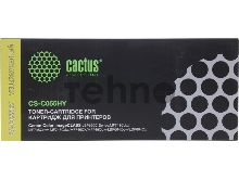 Картридж лазерный Cactus CS-C055HY желтый (5900стр.) для Canon LBP663Cdw/LBP664Cx/MF746Cx/MF742Cdw/MF744Cdw