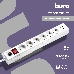 Сетевой фильтр Buro BU-SP3_USB_2A-W 3м (6 розеток) белый (коробка), фото 1