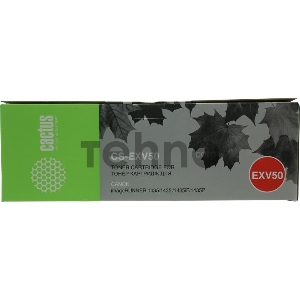 Картридж лазерный Cactus CS-EXV50RU C-EXV50 черный (17600стр.) для Canon IR 1400 series/1435/1435i/1435iF/1435P
