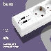 Сетевой фильтр Buro BU-SP5_USB_2A-W 5м (6 розеток) белый (коробка), фото 3
