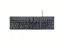 Клавиатура Gembird KB-8360U, черная, USB, 104 клавиши, Хаб на 2хUSB
