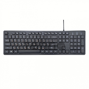 Клавиатура Gembird KB-8360U, черная, USB, 104 клавиши, Хаб на 2хUSB