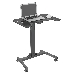Стол для ноутбука Cactus VM-FDE101 столешница МДФ черный 80x60x123см (CS-FDE101BBK), фото 7