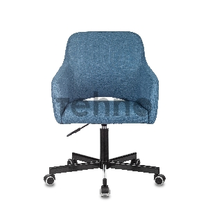 Кресло Бюрократ CH-380M сердитое море 38-415 крестовина металл