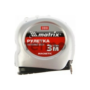 Рулетка MATRIX 31010  magnetic 3мх16мм магнитный зацеп