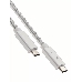 Кабель USB 3.1 Type Cm -- Cm IC 5А 10Gbs длина 1M, Telecom <TC420S> серебряный, фото 10