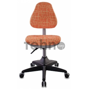 Кресло детское Бюрократ KD-2/G/GIRAFFE оранжевый жираф