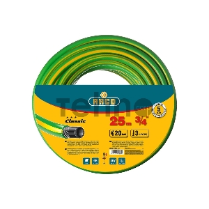 Шланг RACO CLASSIC 40306-3/4-25_z01 поливочный, 20атм., армированный, 3-х слойный, 3/4х25м Шланг RACO CLASSIC 40306-3/4-25_z01 поливочный, 20атм., армированный, 3-х слойный, 3/4х25м