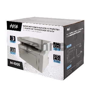 МФУ лазерный Hiper M-1005 (M-1005 (GR)), принтер/сканер/копир, A4, USB