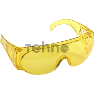 Желтые, очки защитные открытого типа, с боковой вентиляцией STAYER MASTER