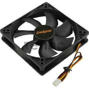 Вентилятор ExeGate EX166176RUS Mirage-S 120x120x25 подшипник скольжения, 1200 RPM, 25dB, 3pin