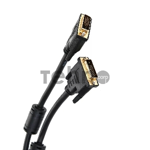 Кабель DVI 1.8м VCOM DVI-DVI Dual Link 25M-25M, 2 фильтра, VDV6300-1.8M Кабель DVI 1.8м VCOM DVI-DVI Dual Link 25M-25M, 2 фильтра, VDV6300-1.8M