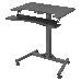 Стол для ноутбука Cactus VM-FDE103 столешница МДФ черный 91.5x56x123см (CS-FDE103BBK), фото 1