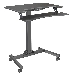 Стол для ноутбука Cactus VM-FDE103 столешница МДФ черный 91.5x56x123см (CS-FDE103BBK), фото 2