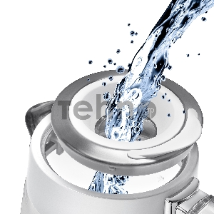 Электрический чайник POLARIS PWK 1715 CGL Water Way Pro, Белый