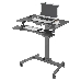 Стол для ноутбука Cactus VM-FDE103 столешница МДФ черный 91.5x56x123см (CS-FDE103BBK), фото 3