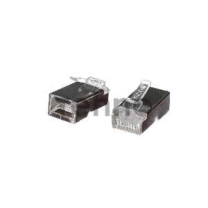 Коннектор RJ-45 для FTP кабеля 5 кат. экранированный VCOM, 100шт, Коннектор RJ-45 для FTP кабеля 5 кат. экранированный VCOM, 100шт,