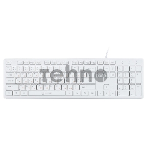 Клавиатура Oklick 500M белый USB slim Multimedia Клавиатура Oklick 500M белый USB slim Multimedia