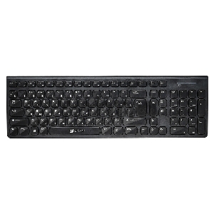 Клавиатура Oklick 880S черный USB беспроводная slim Multimedia