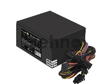 Блок питания 400W ExeGate 400PPX (ATX, APFC, КПД 80% (80 PLUS), 14cm fan, 24pin, (4+4)pin, PCIe, 5xSATA, 4xIDE, FDD, black, RTL)
