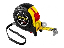 Рулетка Stayer STABIL 5м / 19мм профессиональная в ударостойком обрезиненном корпусе 34131-05_z02