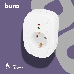 Сетевой фильтр Buro 100SH-Plus-W (1 розетка) белый (коробка), фото 3