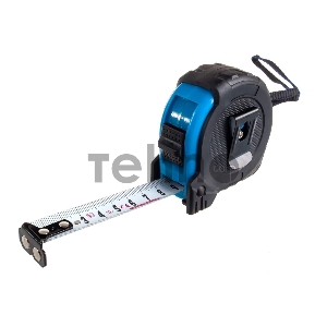 Рулетка Вектор 3 м х 19 мм, утолщенное полотно, магнитный зацеп, обрезиненный корпус// Барс