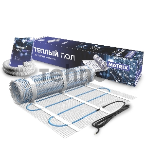 Двухжильный нагревательный мат MATRIX 1,0кв.м. 150 Вт