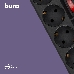 Сетевой фильтр Buro 500SH-1.8-SW-B 1.8м (5 розеток) черный (коробка), фото 2