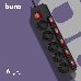 Сетевой фильтр Buro 500SH-1.8-SW-B 1.8м (5 розеток) черный (коробка), фото 5