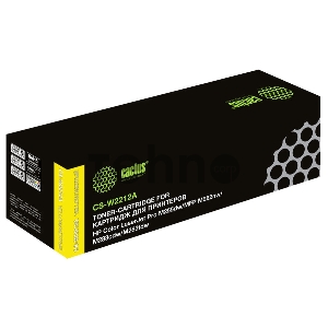 Картридж лазерный Cactus CS-W2212A желтый (1250стр.) для HP M255/MFP M282/M283