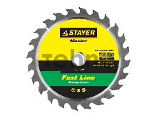 Диск пильный по дереву, быстрый рез STAYER FAST 230 x 32/30мм 24Т