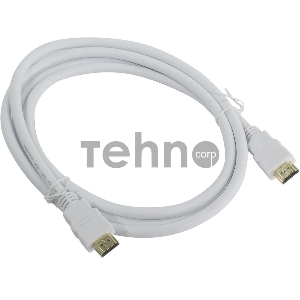 Кабель HDMI 19M/M ver 2.0, 1.8М, белый  Aopen <ACG711W-1.8M>