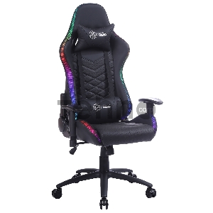 Кресло игровое Cactus CS-CHR-0099BL черный сиденье черный эко.кожа с подголов. крестовина металл пластик черный Кресло игровое Cactus CS-CHR-0099BL черный сиденье черный эко.кожа с подголов. крестовина металл пластик черный