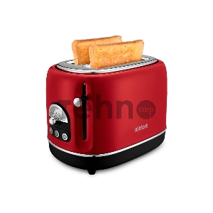 Тостер Kitfort КТ-4004-1 815Вт красный/черный Тостер Kitfort КТ-4004-1 815Вт красный/черный