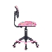 Кресло детское Бюрократ CH-299-F/PK/FLIPFLOP_P спинка сетка розовый сланцы колеса розовый, фото 3