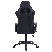 Кресло игровое Cactus CS-CHR-0099BL черный сиденье черный эко.кожа с подголов. крестовина металл пластик черный, фото 5