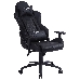 Кресло игровое Cactus CS-CHR-0099BL черный сиденье черный эко.кожа с подголов. крестовина металл пластик черный, фото 7